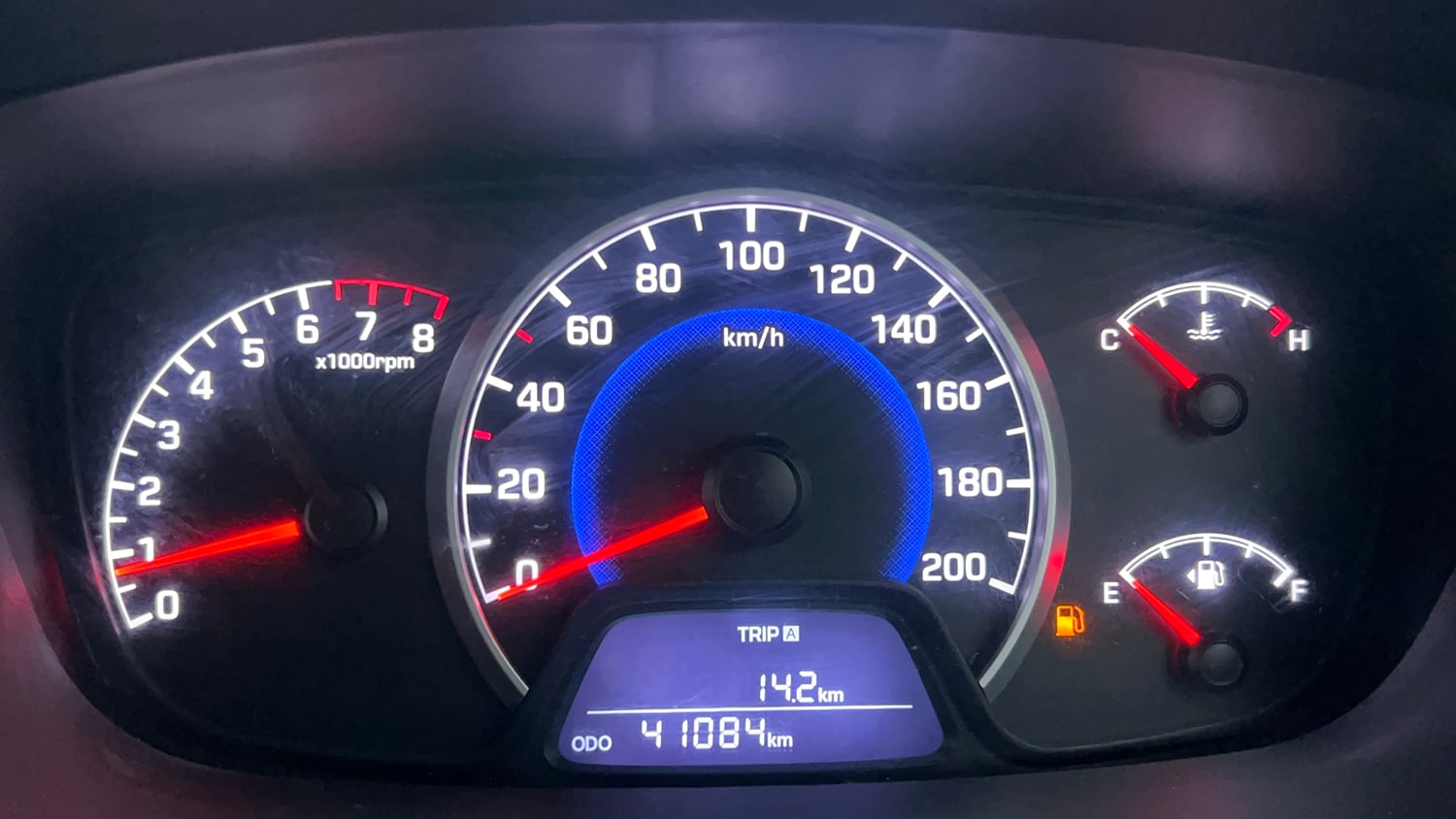 Used 2019 Hyundai Grand i10 Sportz 1.2 Kappa VTVT Petrol Manual interior CLUSTERMETER VIEW