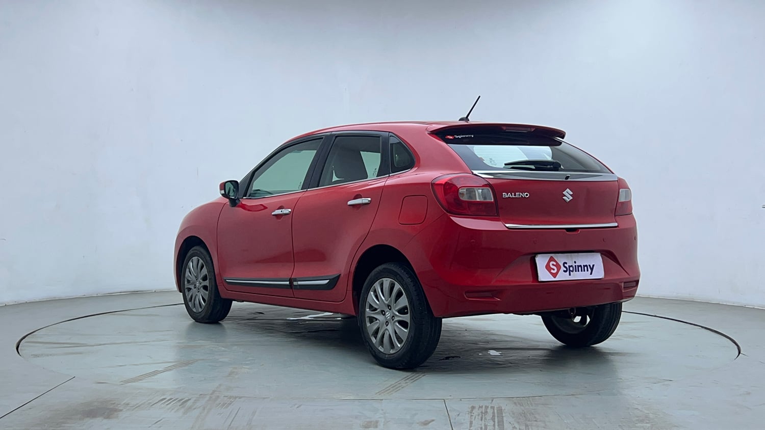 Used 2017 Maruti Suzuki Baleno Zeta 1.2 AT Petrol Automatic exterior LEFT REAR CORNER VIEW