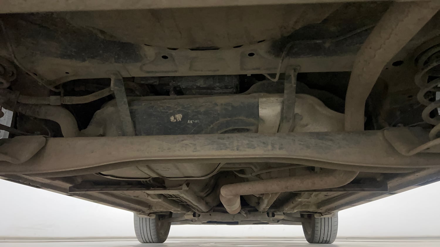 Used 2022 Kia Seltos X Line 1.4 DCT Petrol Automatic extra REAR UNDERBODY VIEW (TAKEN FROM REAR)
