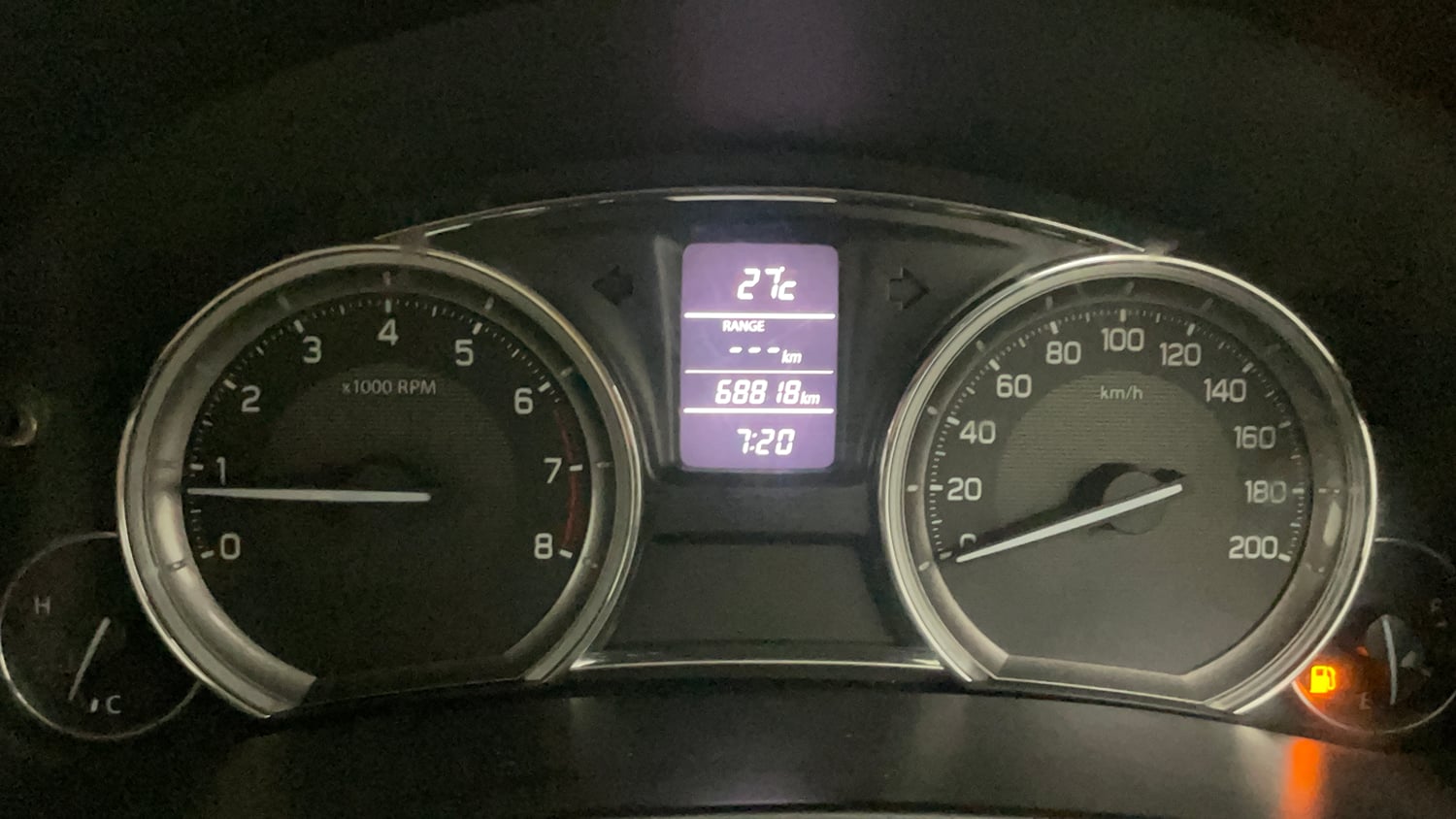Used 2016 Maruti Suzuki Ciaz VXi+ Petrol Manual interior CLUSTERMETER VIEW