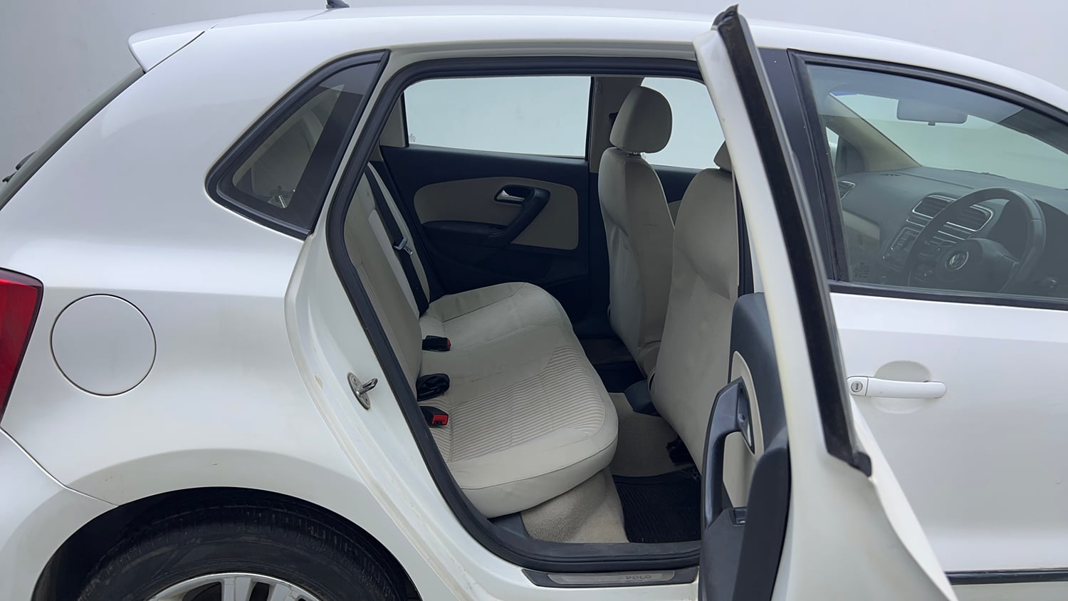 Used 2013 Volkswagen Polo Highline1.2L (P) Petrol Manual interior RIGHT SIDE REAR DOOR CABIN VIEW