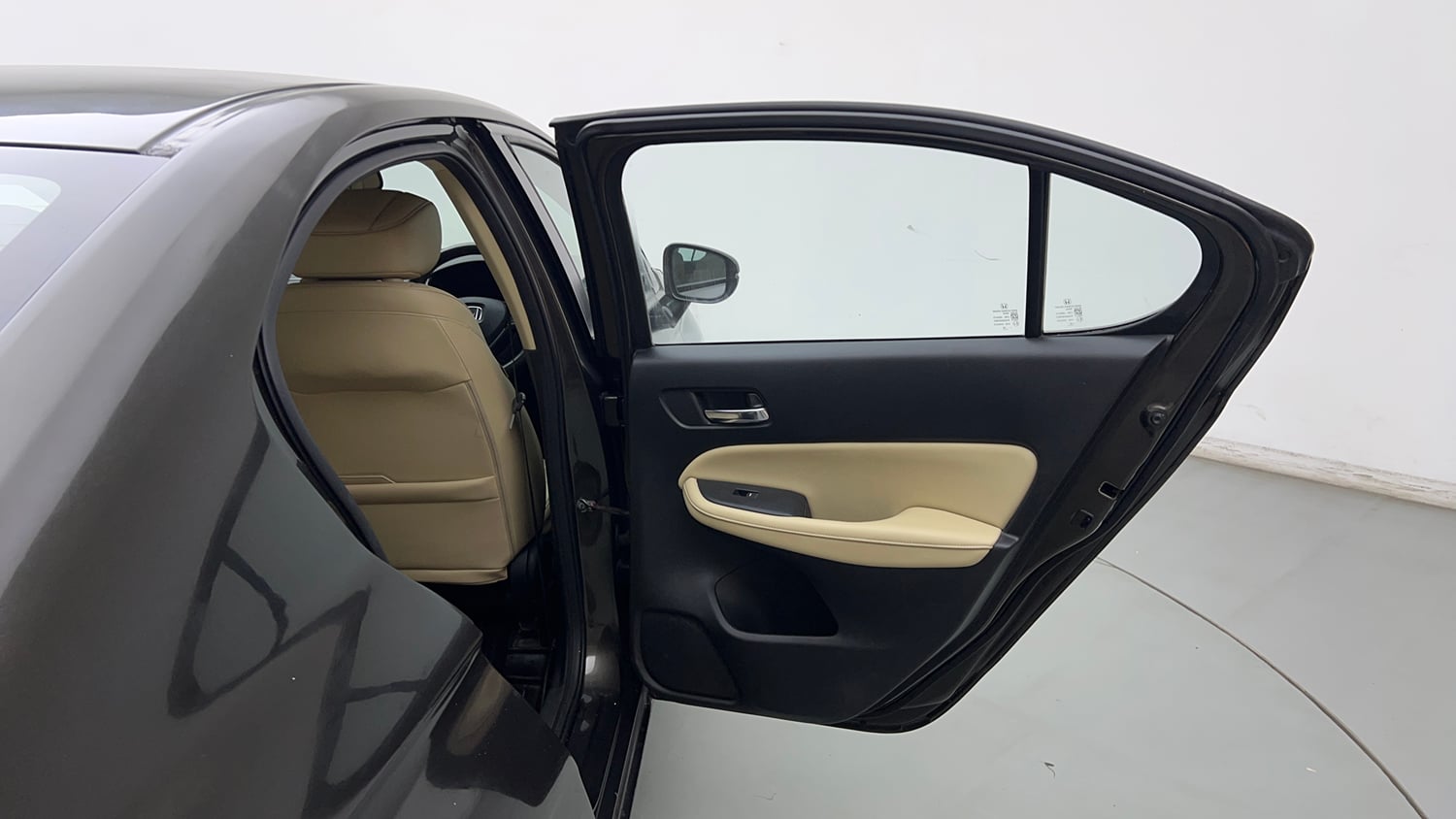 Used 2021 Honda City ZX CVT Petrol Petrol Automatic interior RIGHT REAR DOOR OPEN VIEW