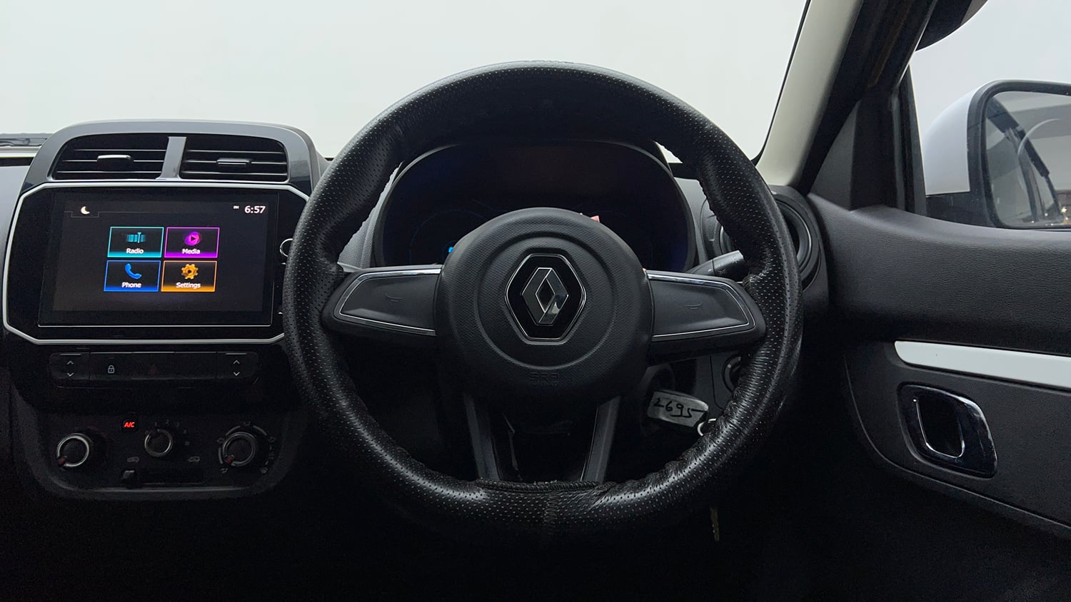 Used 2022 Renault Kwid CLIMBER AMT Petrol Automatic interior STEERING VIEW