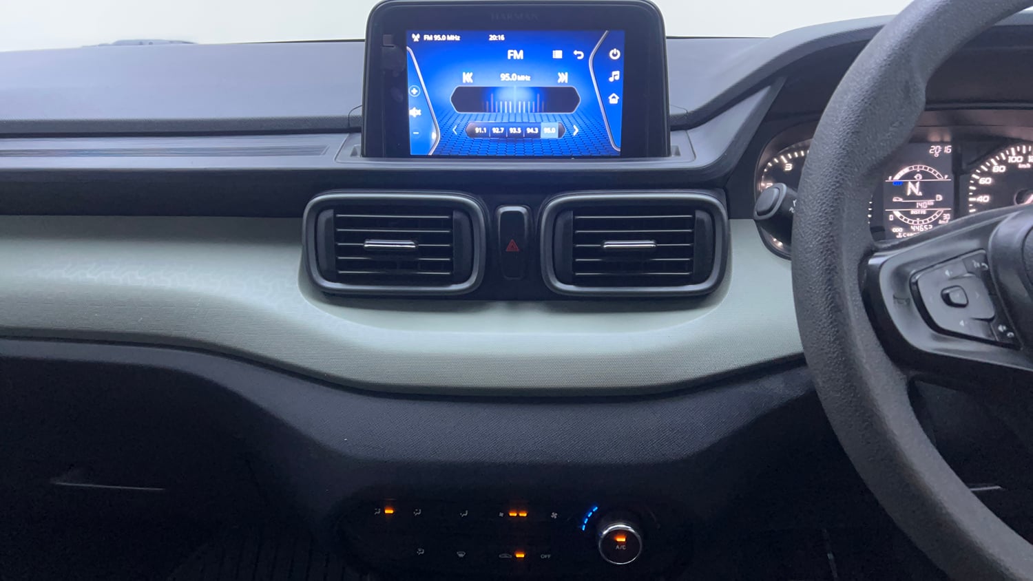 Used 2022 Tata Punch Accomplished AMT Petrol Automatic interior MUSIC SYSTEM & AC CONTROL VIEW