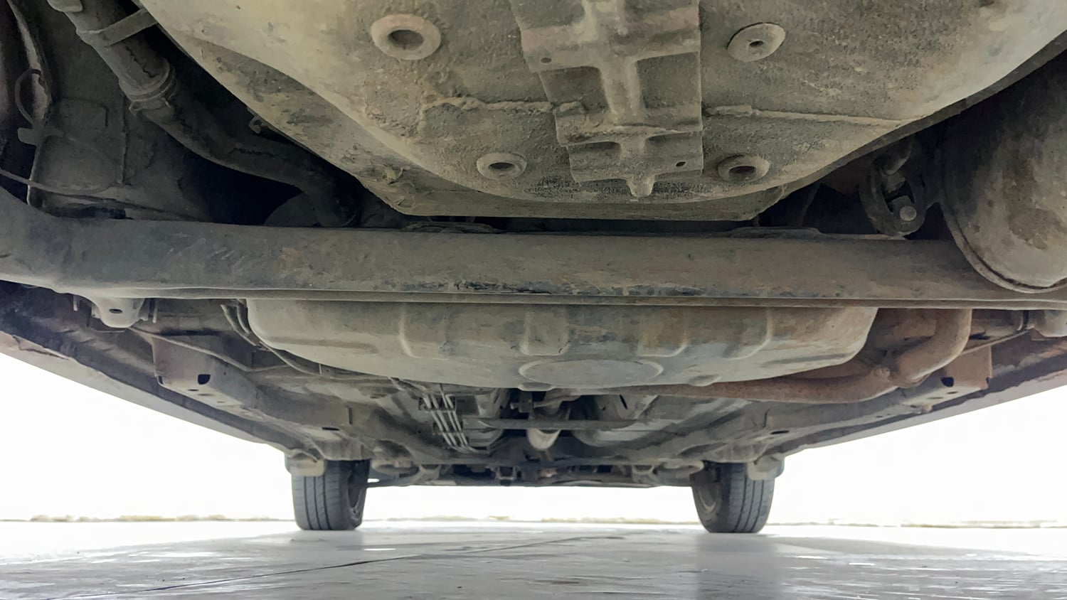 Used 2020 Tata Tiago XZ Plus Dual Tone Petrol Manual extra REAR UNDERBODY VIEW (TAKEN FROM REAR)