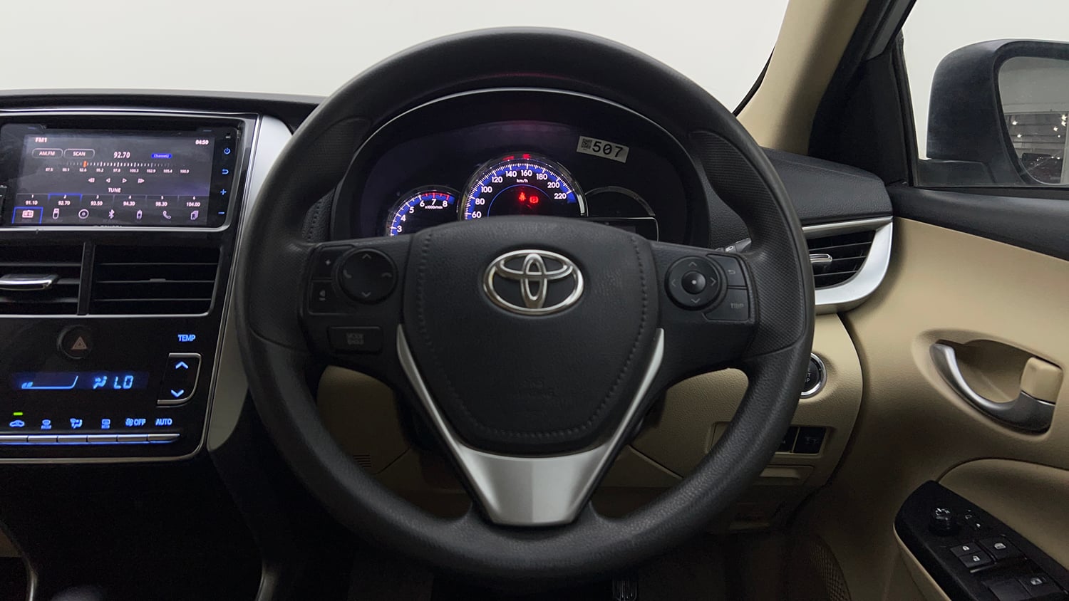 Used 2019 Toyota Yaris G CVT Petrol Automatic interior STEERING VIEW