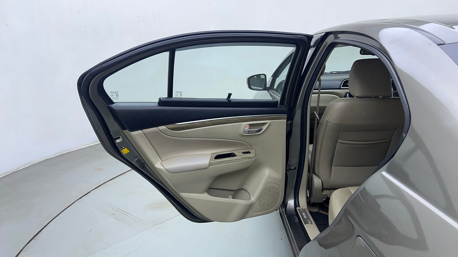 Used 2020 Maruti Suzuki Ciaz Alpha 1.5 AT Petrol Automatic interior LEFT REAR DOOR OPEN VIEW