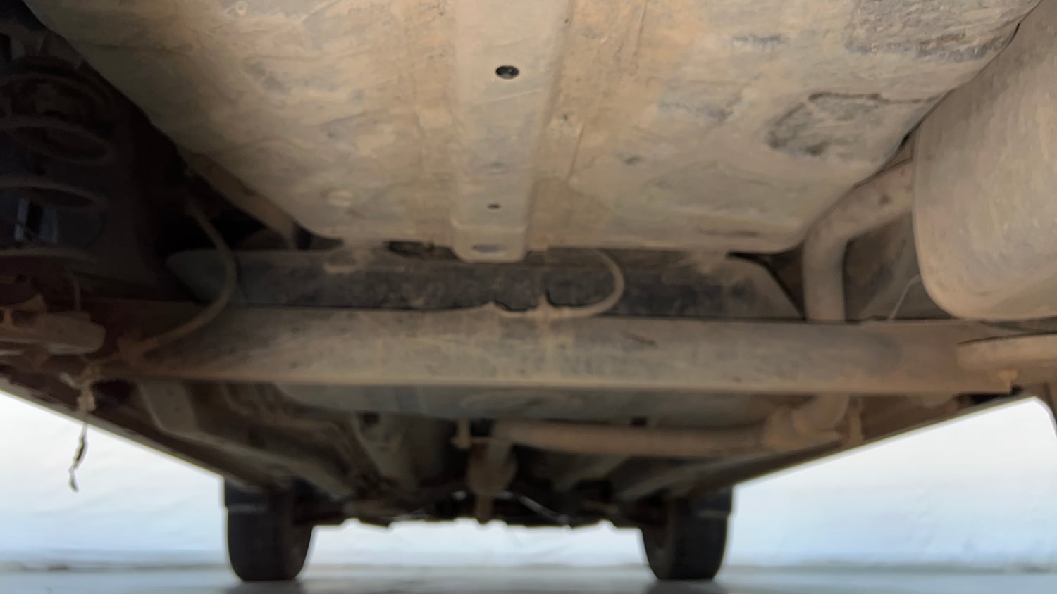 Used 2023 Tata Nexon XZ Plus (S) Dark Edition Petrol Manual extra REAR UNDERBODY VIEW (TAKEN FROM REAR)