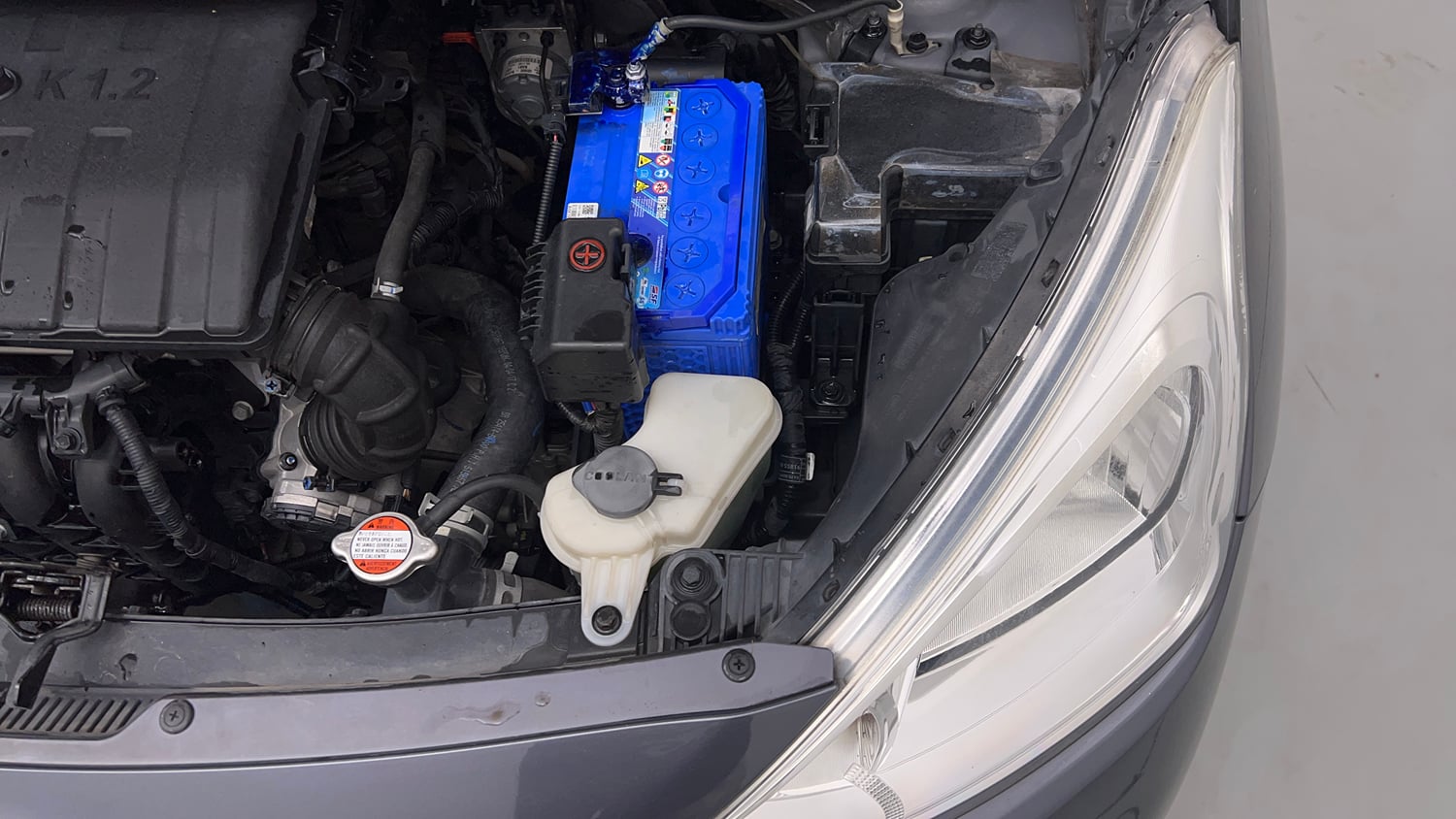Used 2017 Hyundai Grand i10 Asta 1.2 Kappa VTVT Petrol Manual engine ENGINE LEFT SIDE VIEW