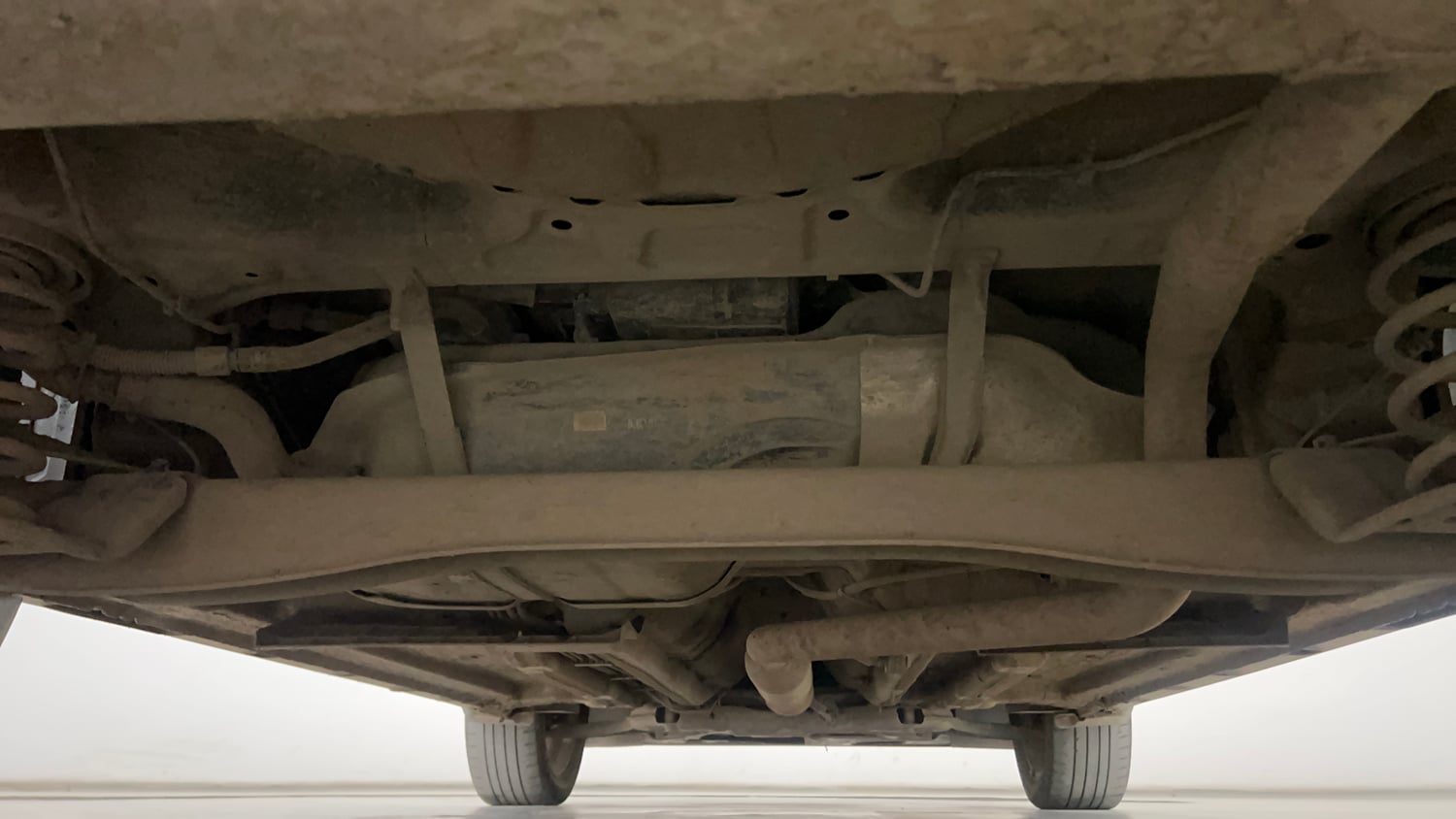 Used 2022 Kia Seltos X Line 1.4 DCT Petrol Automatic extra REAR UNDERBODY VIEW (TAKEN FROM REAR)