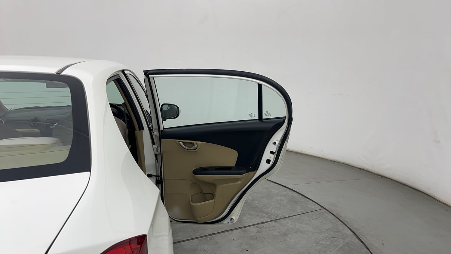 Used 2014 Honda Amaze 1.2 VX AT i-VTEC Petrol Automatic interior RIGHT REAR DOOR OPEN VIEW