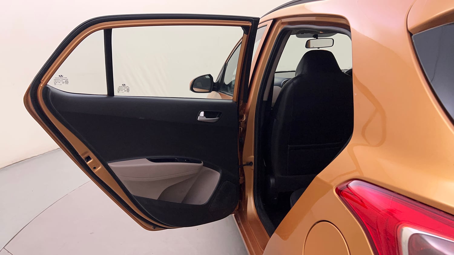 Used 2016 Hyundai Grand i10 Sportz 1.2 Kappa VTVT Petrol Manual interior LEFT REAR DOOR OPEN VIEW
