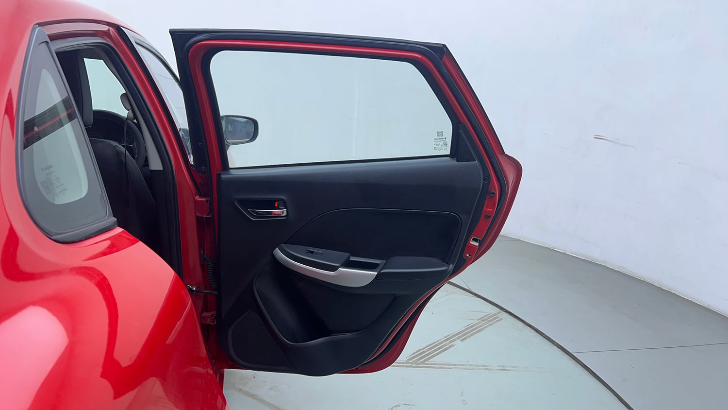 Used 2016 Maruti Suzuki Baleno Delta 1.2 AT Petrol Automatic interior RIGHT REAR DOOR OPEN VIEW