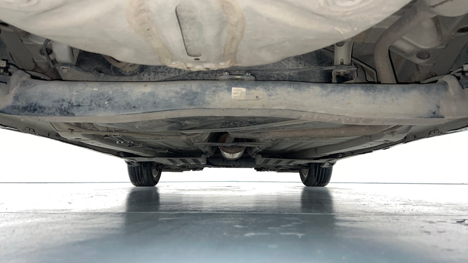 Used 2022 Maruti Suzuki Baleno Zeta MT Petrol Manual extra REAR UNDERBODY VIEW (TAKEN FROM REAR)