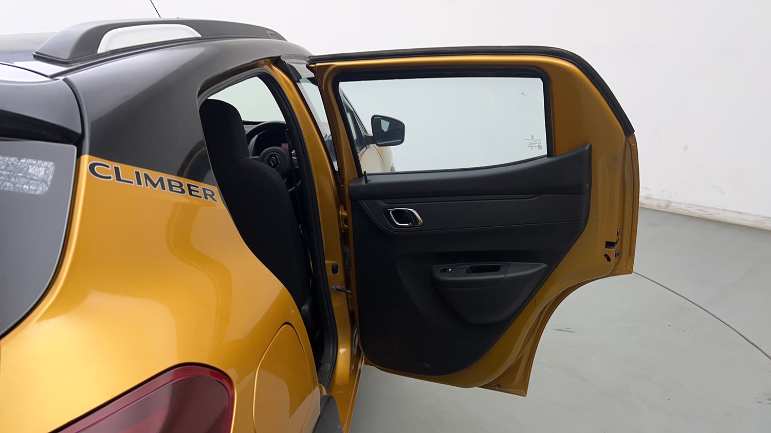 Used 2022 Renault Kwid CLIMBER AMT Petrol Automatic interior RIGHT REAR DOOR OPEN VIEW