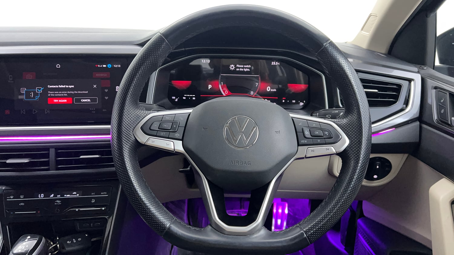 Used 2022 Volkswagen Virtus GT Plus 1.5 TSI EVO DSG Petrol Automatic interior STEERING VIEW