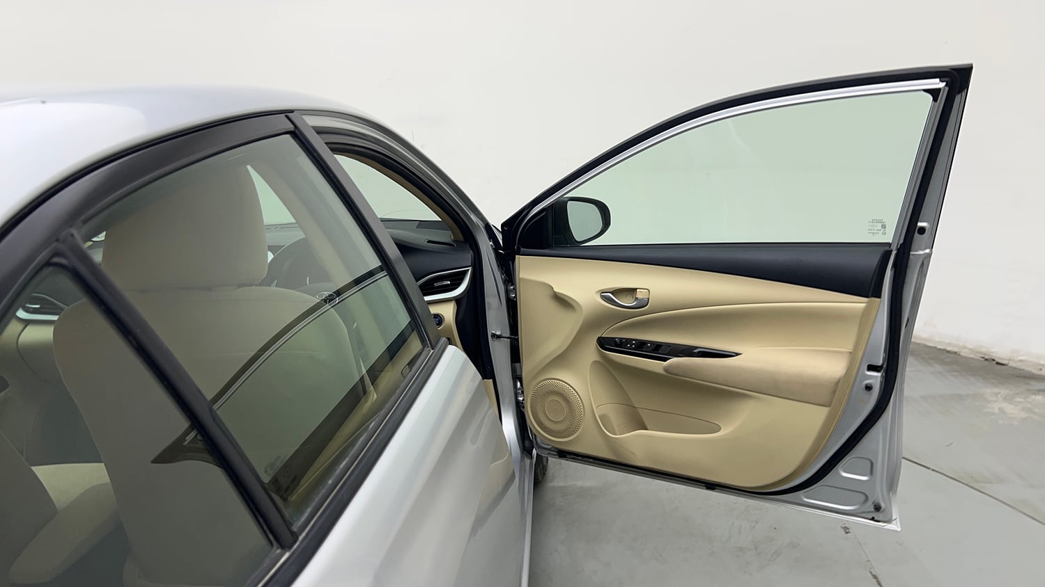 Used 2019 Toyota Yaris G CVT Petrol Automatic interior RIGHT FRONT DOOR OPEN VIEW