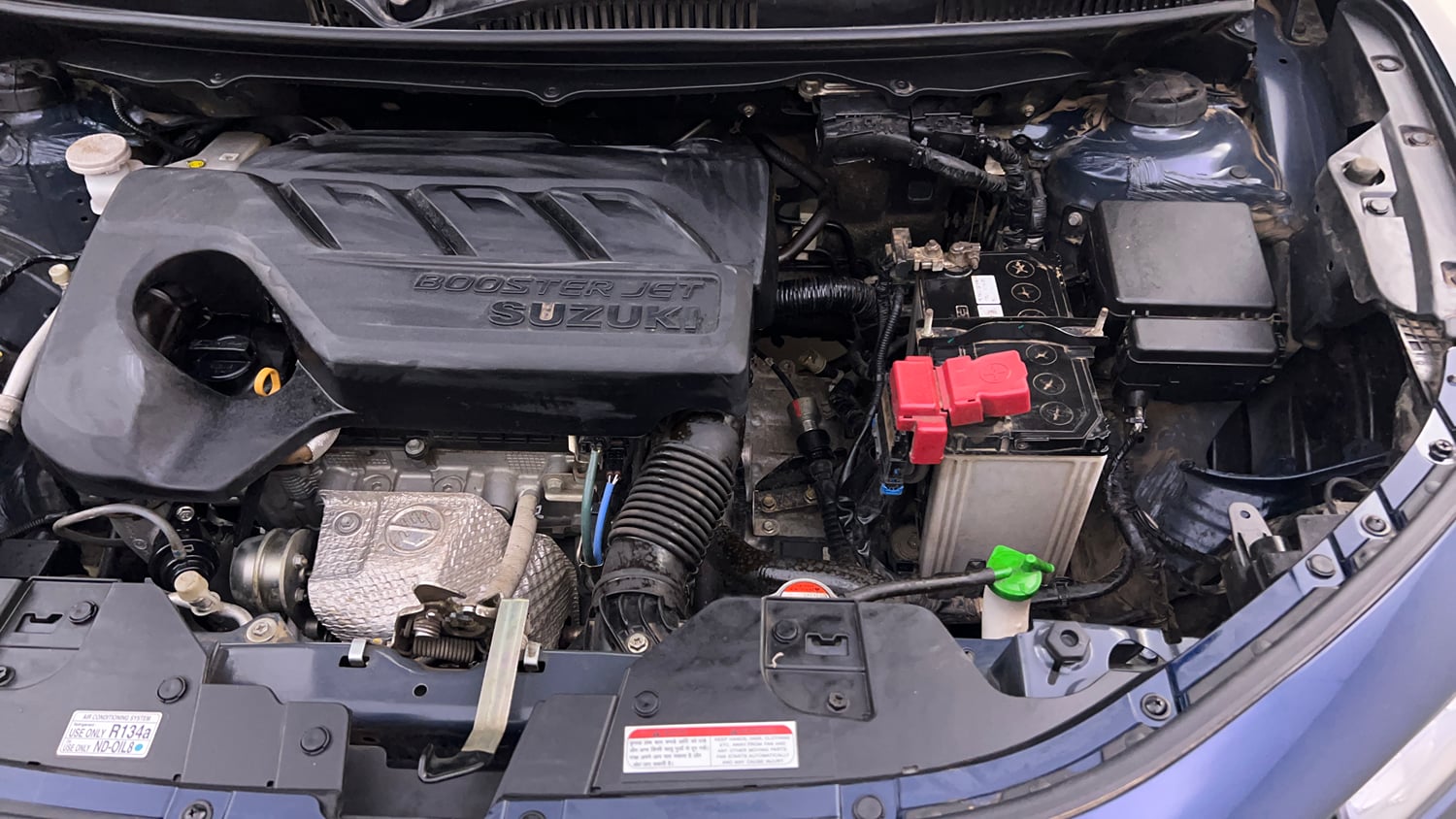 Used 2024 Maruti Suzuki Fronx Alpha 1.0L Turbo 6 AT Petrol Automatic engine ENGINE LEFT SIDE VIEW