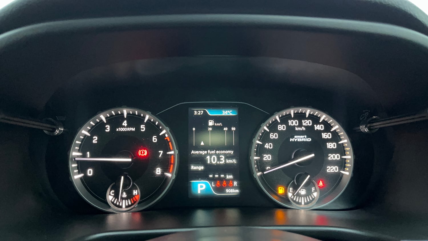 Used 2025 Maruti Suzuki Brezza ZXi AT Petrol Automatic interior CLUSTERMETER VIEW