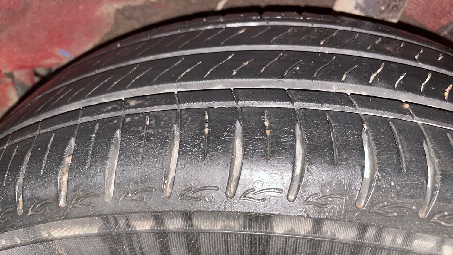 Used 2021 Hyundai Grand i10 Nios Asta AMT 1.2 Kappa VTVT Petrol Automatic tyres LEFT REAR TYRE TREAD VIEW