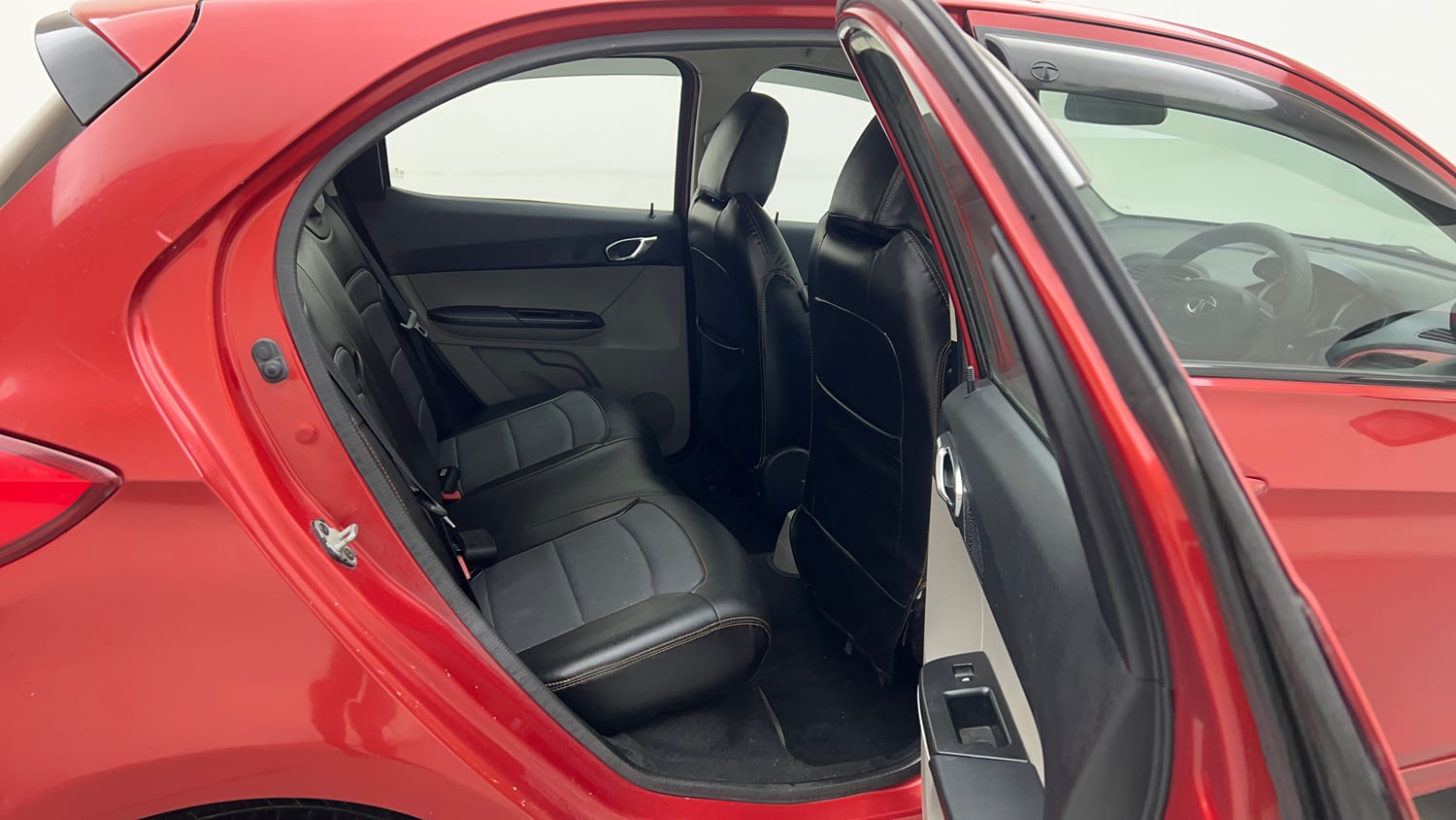 Used 2017 Tata Tiago Revotron XZA Petrol Automatic interior RIGHT SIDE REAR DOOR CABIN VIEW