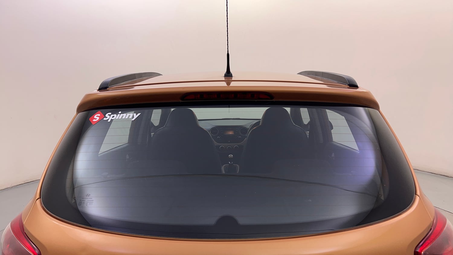 Used 2016 Hyundai Grand i10 Sportz 1.2 Kappa VTVT Petrol Manual exterior BACK WINDSHIELD VIEW