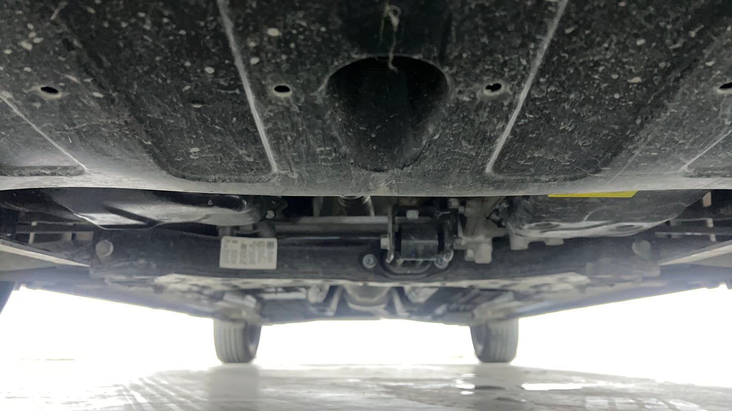 Used 2026 Hyundai New i20 Asta (O) 1.2 IVT Petrol Automatic extra FRONT LEFT UNDERBODY VIEW