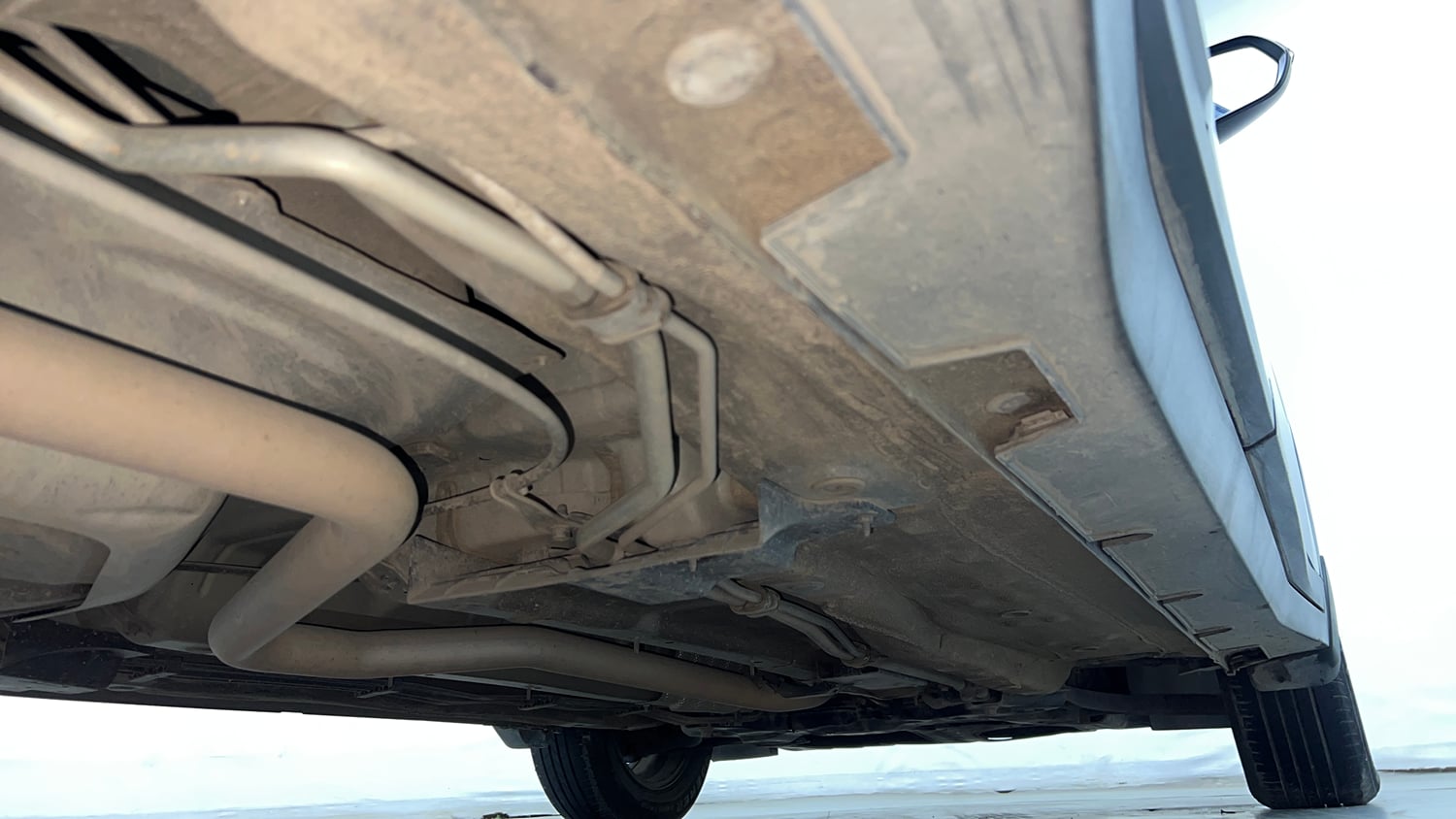 Used 2022 Kia Carens Luxury Plus 1.5 Diesel AT 7 STR Diesel Automatic extra REAR RIGHT UNDERBODY VIEW