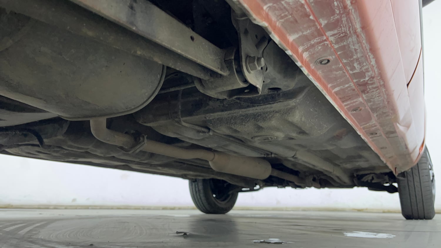 Used 2015 Maruti Suzuki Alto K10 VXi (O) Petrol Manual extra REAR RIGHT UNDERBODY VIEW