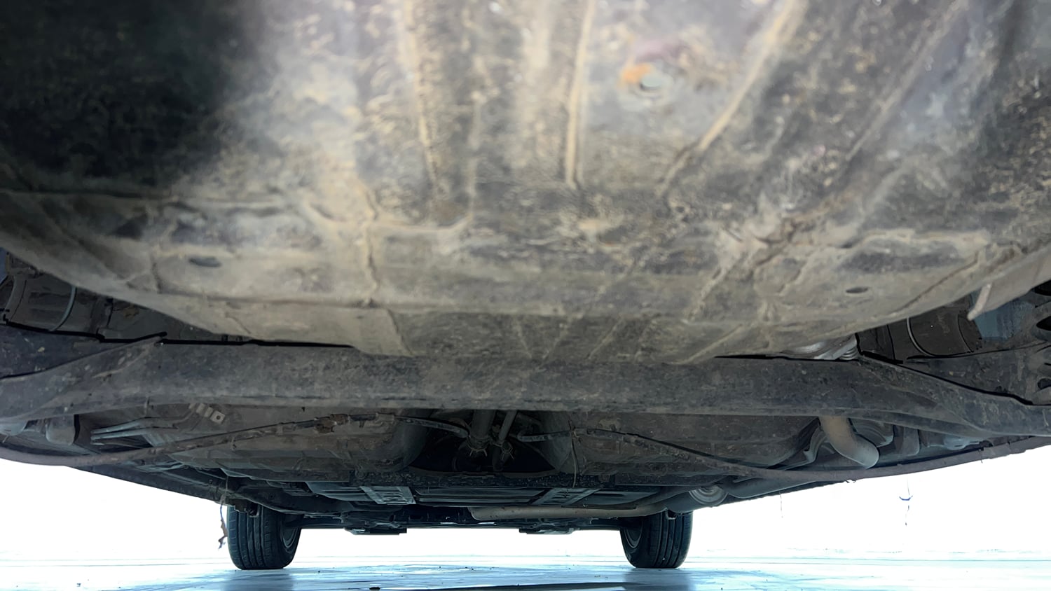 Used 2017 Honda Jazz V AT Petrol Petrol Automatic extra REAR UNDERBODY VIEW (TAKEN FROM REAR)