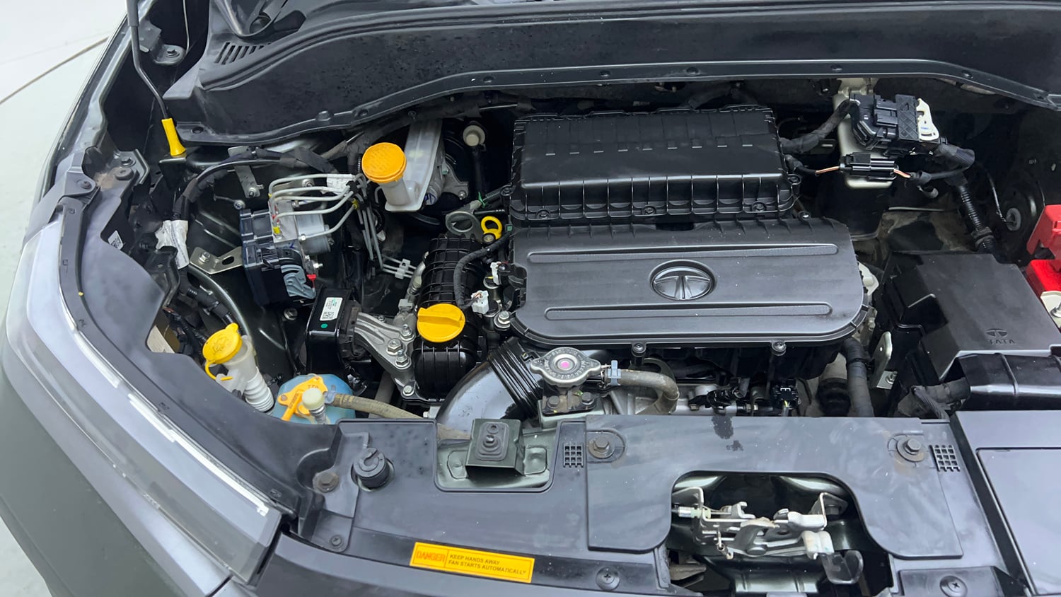 Used 2022 Tata Punch Accomplished AMT Petrol Automatic engine ENGINE RIGHT SIDE VIEW