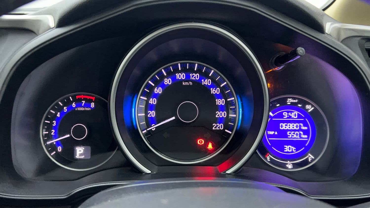 Used 2017 Honda Jazz V AT Petrol Petrol Automatic interior CLUSTERMETER VIEW