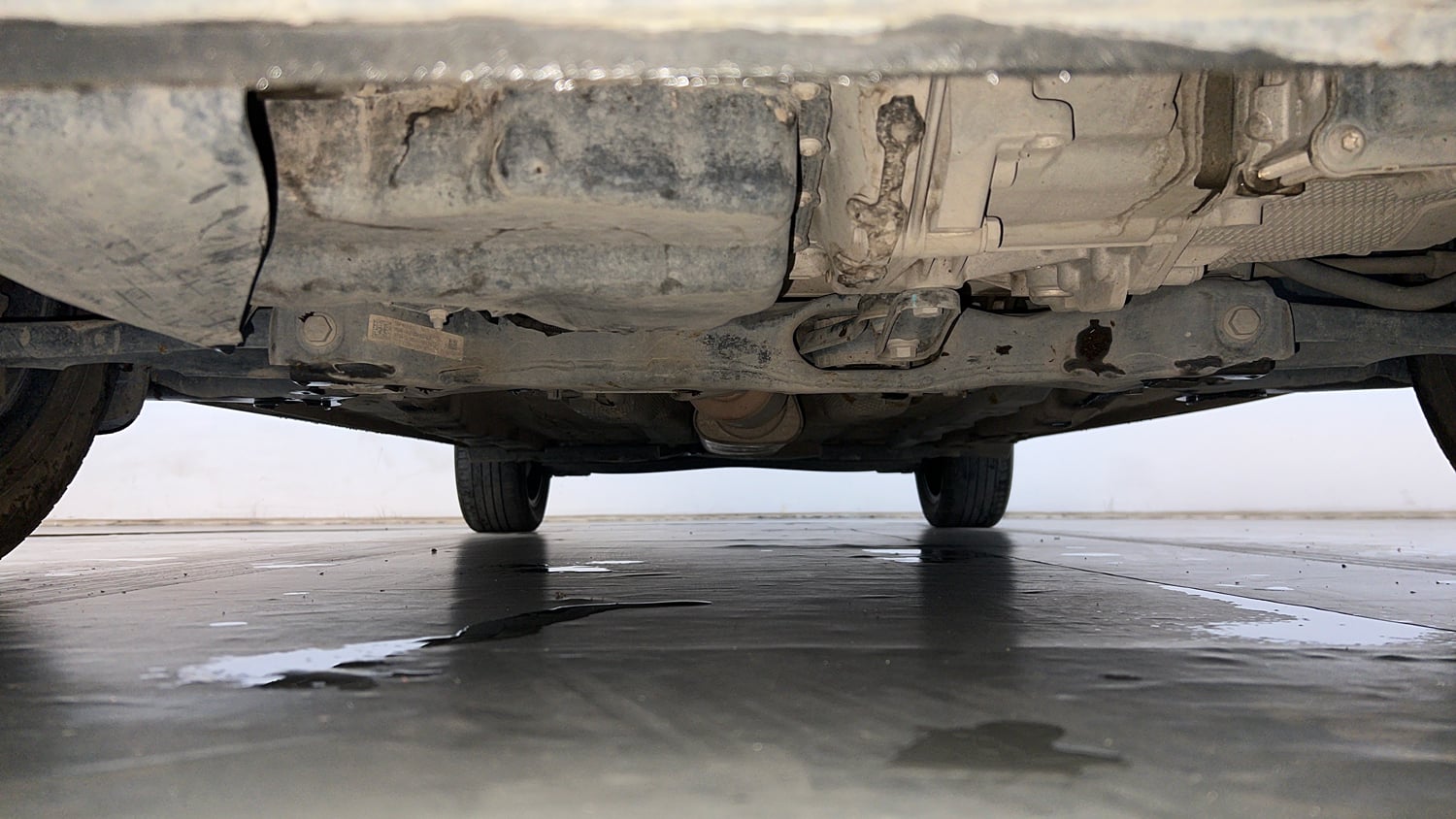 Used 2022 Volkswagen Virtus GT Plus 1.5 TSI EVO DSG Petrol Automatic extra FRONT LEFT UNDERBODY VIEW