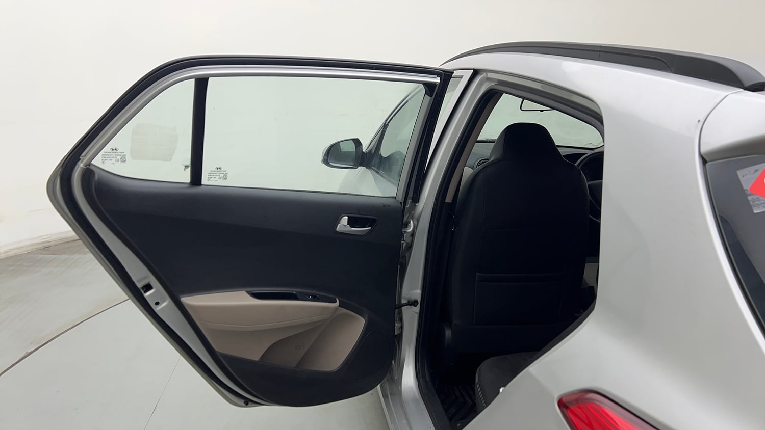 Used 2016 Hyundai Grand i10 Sportz 1.2 Kappa VTVT Petrol Manual interior LEFT REAR DOOR OPEN VIEW