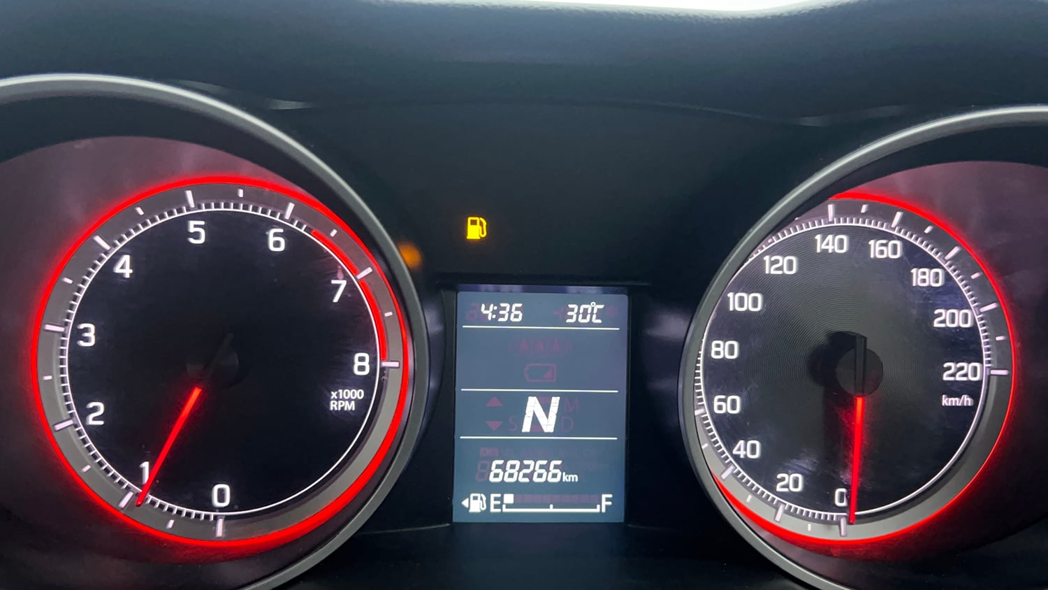 Used 2020 Maruti Suzuki Swift ZXi Plus AMT Petrol Automatic interior CLUSTERMETER VIEW