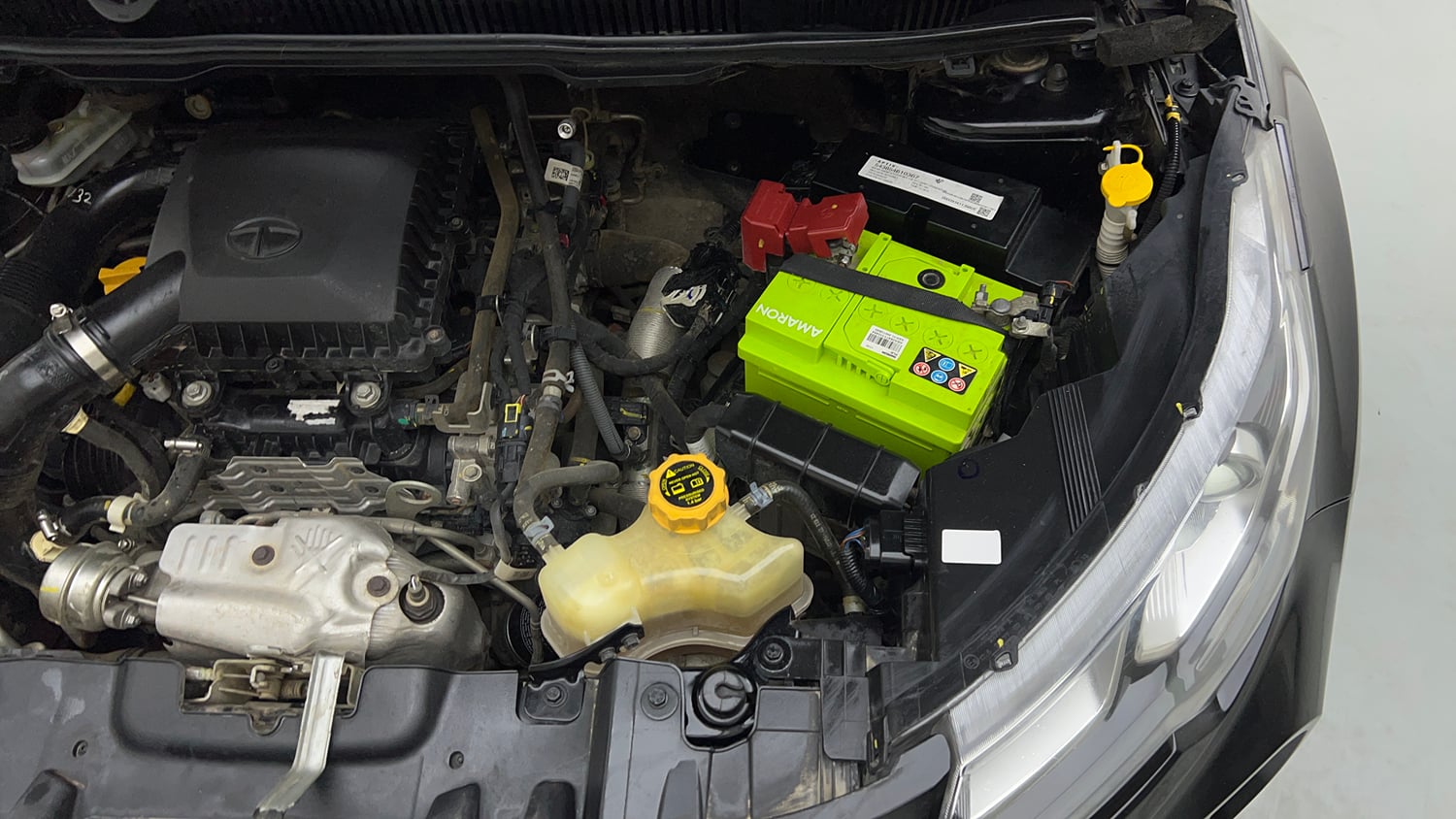 Used 2023 Tata Nexon XZ Plus (S) Dark Edition Petrol Manual engine ENGINE LEFT SIDE VIEW