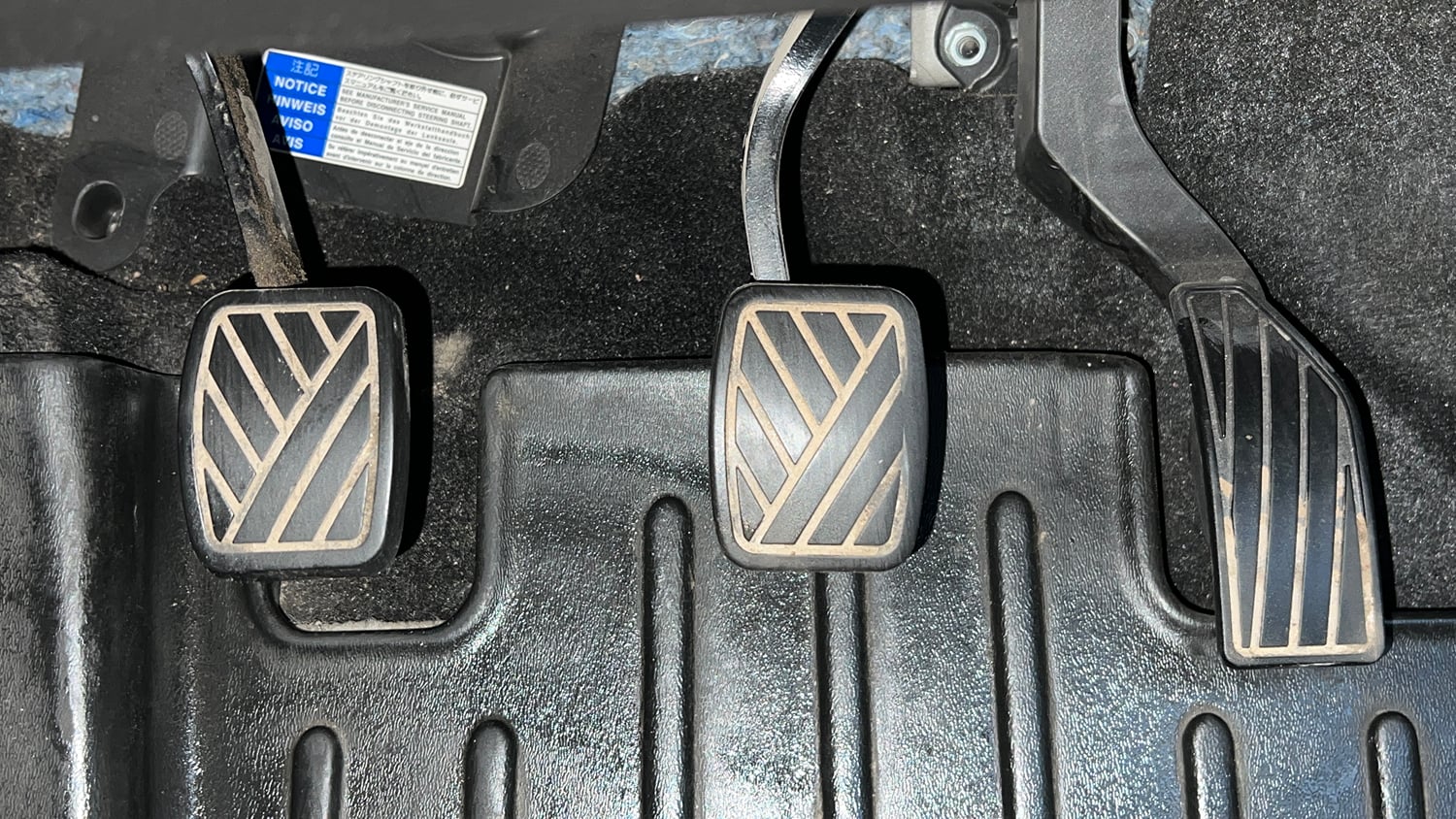 Used 2022 Toyota Urban Cruiser Premium Grade MT Petrol Manual interior PEDALS VIEW
