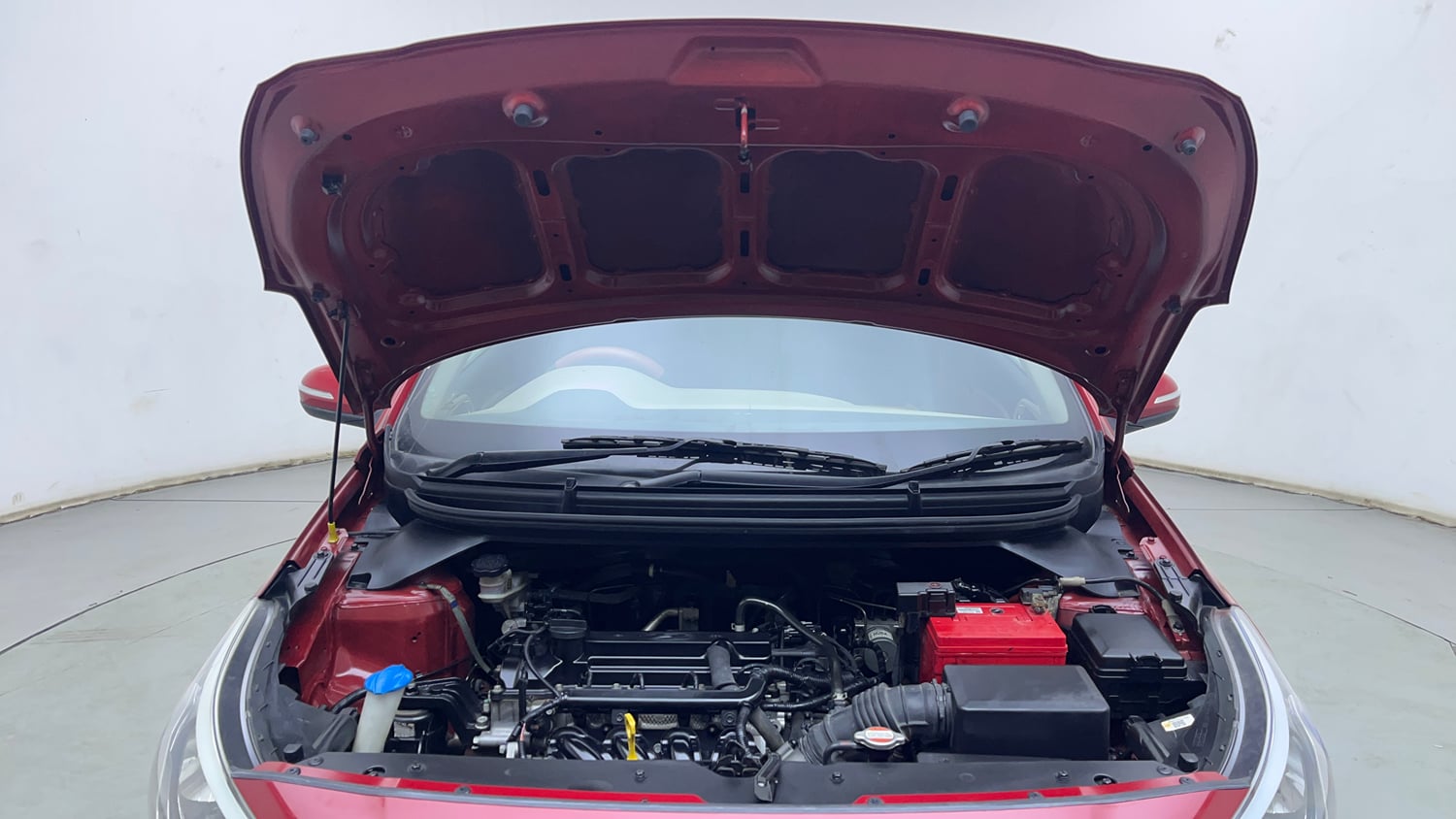 Used 2017 Hyundai Elite i20 Sportz 1.2 Petrol Manual engine ENGINE & BONNET OPEN FRONT VIEW