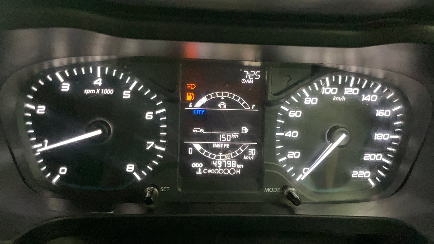 Used 2020 Tata Altroz XT Petrol Petrol Manual interior CLUSTERMETER VIEW