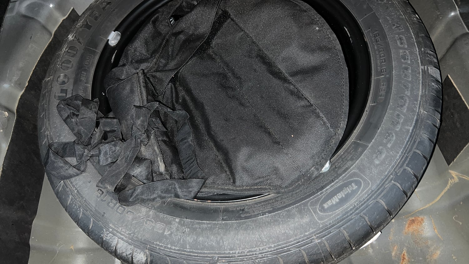 Used 2023 Tata Nexon XZ Plus (S) Dark Edition Petrol Manual tyres SPARE TYRE VIEW