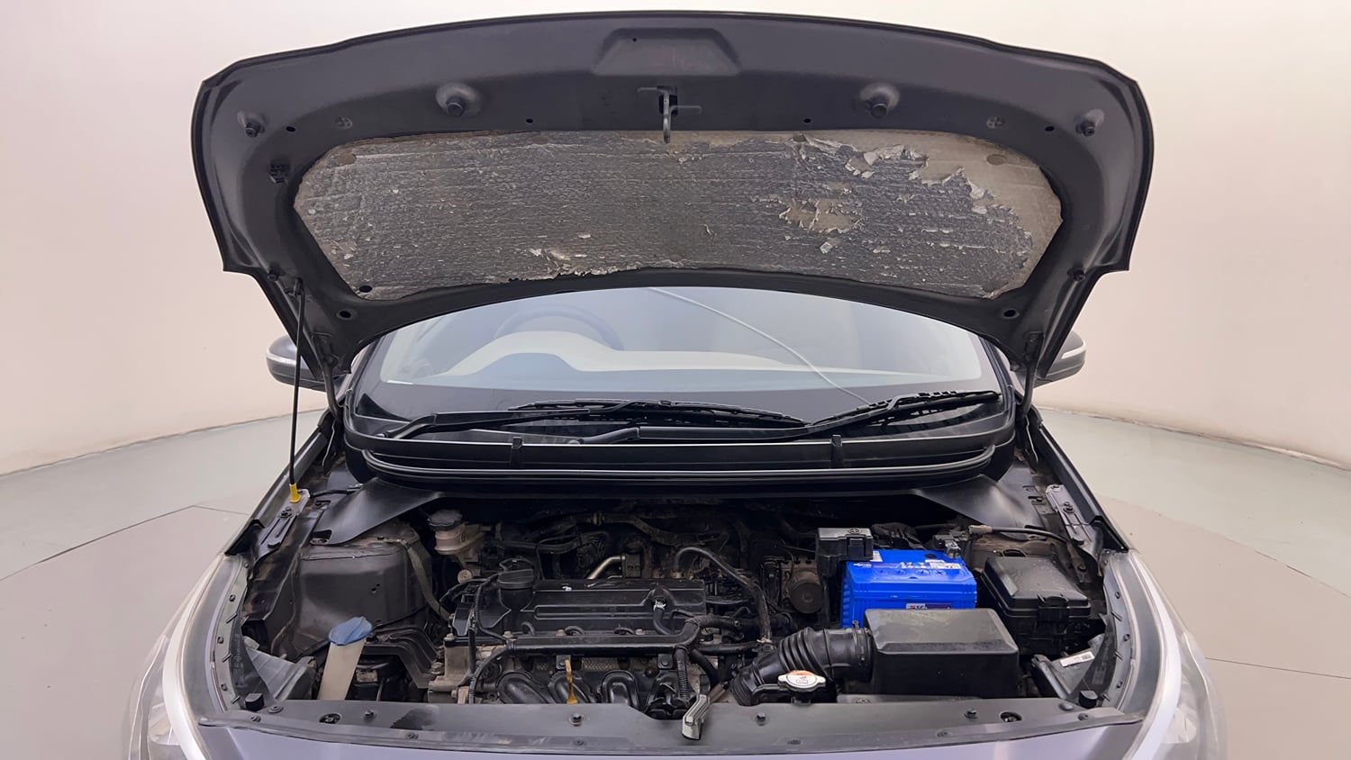 Used 2016 Hyundai Elite i20 Sportz 1.2 Petrol Manual engine ENGINE & BONNET OPEN FRONT VIEW