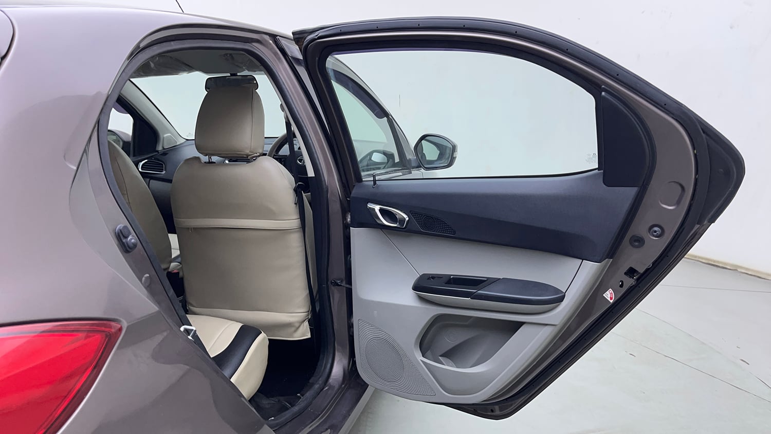 Used 2018 Tata Tiago Revotron XZ Petrol Manual interior RIGHT REAR DOOR OPEN VIEW