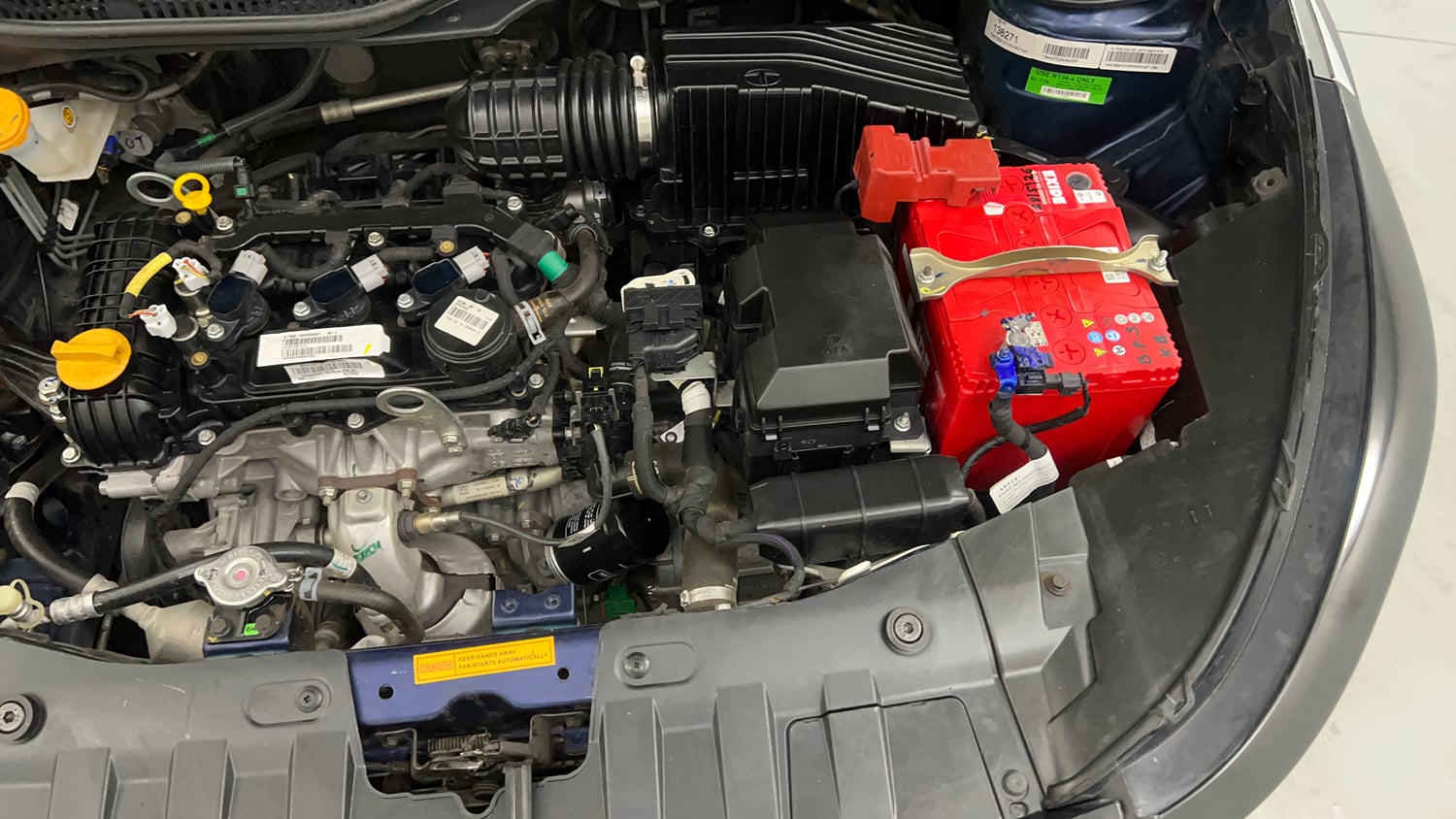 Used 2022 Tata Altroz XZA Petrol Petrol Automatic engine ENGINE LEFT SIDE VIEW