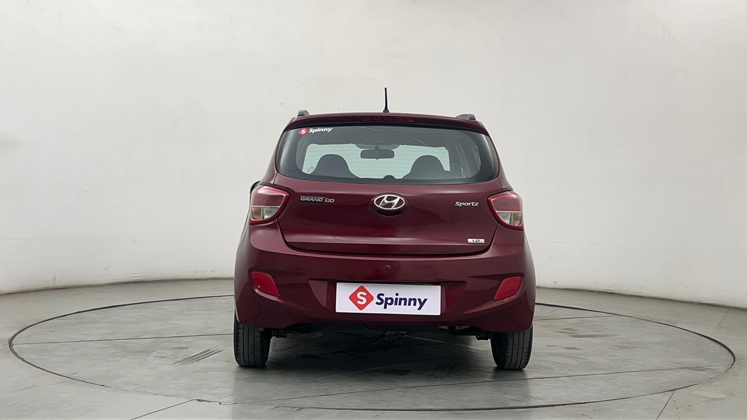 Used 2015 Hyundai Grand i10 Sportz 1.2 Kappa VTVT Petrol Manual exterior BACK VIEW