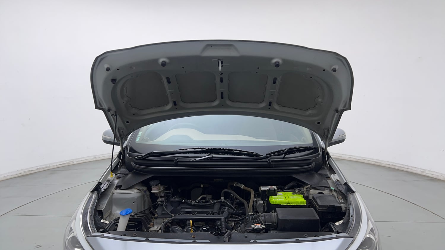 Used 2019 Hyundai Elite i20 Asta 1.2 (O) CVT Petrol Automatic engine ENGINE & BONNET OPEN FRONT VIEW