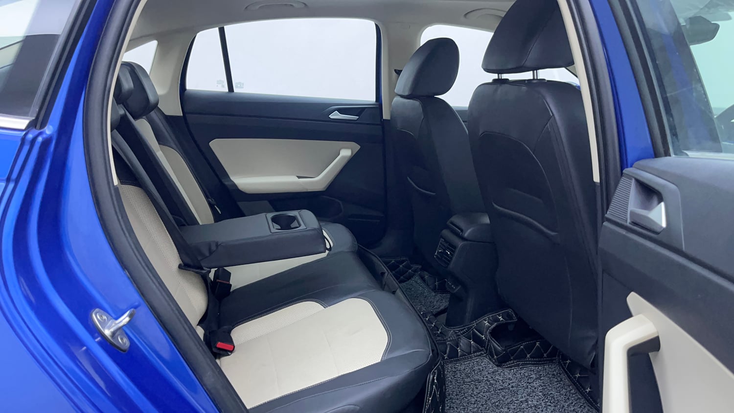 Used 2023 Volkswagen Virtus Topline 1.0 TSI AT Petrol Automatic interior RIGHT SIDE REAR DOOR CABIN VIEW