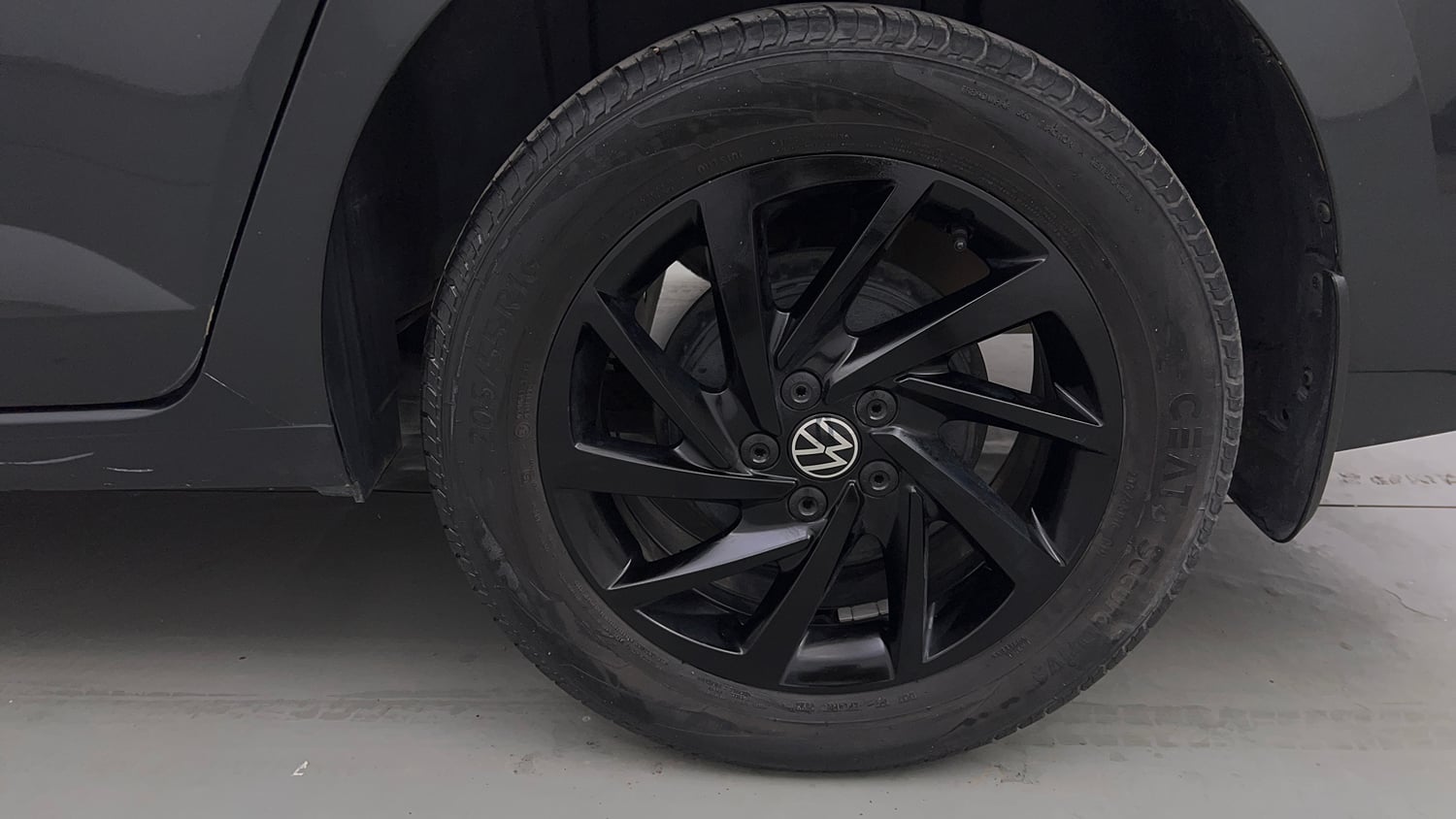 Used 2022 Volkswagen Virtus GT Plus 1.5 TSI EVO DSG Petrol Automatic tyres LEFT REAR TYRE RIM VIEW