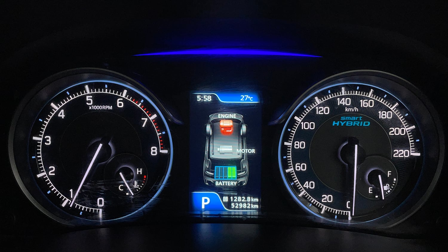 Used 2019 Maruti Suzuki XL6 Alpha AT Petrol Petrol Automatic interior CLUSTERMETER VIEW