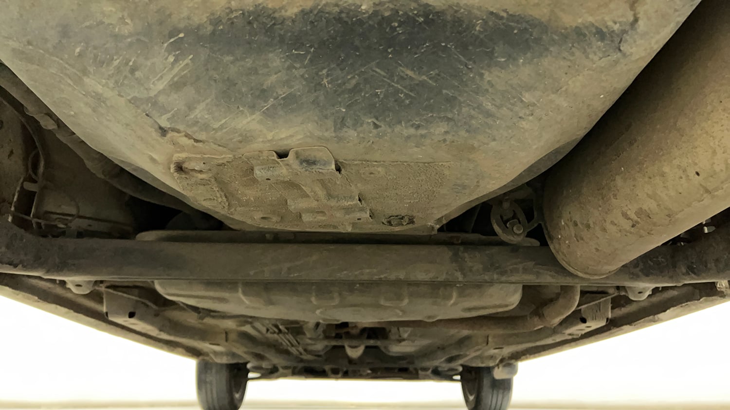Used 2020 Tata Tiago XZ Plus Petrol Manual extra REAR UNDERBODY VIEW (TAKEN FROM REAR)