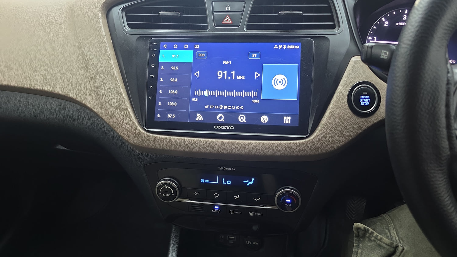 Used 2017 Hyundai Elite i20 Asta 1.4 CRDI Diesel Manual interior MUSIC SYSTEM & AC CONTROL VIEW